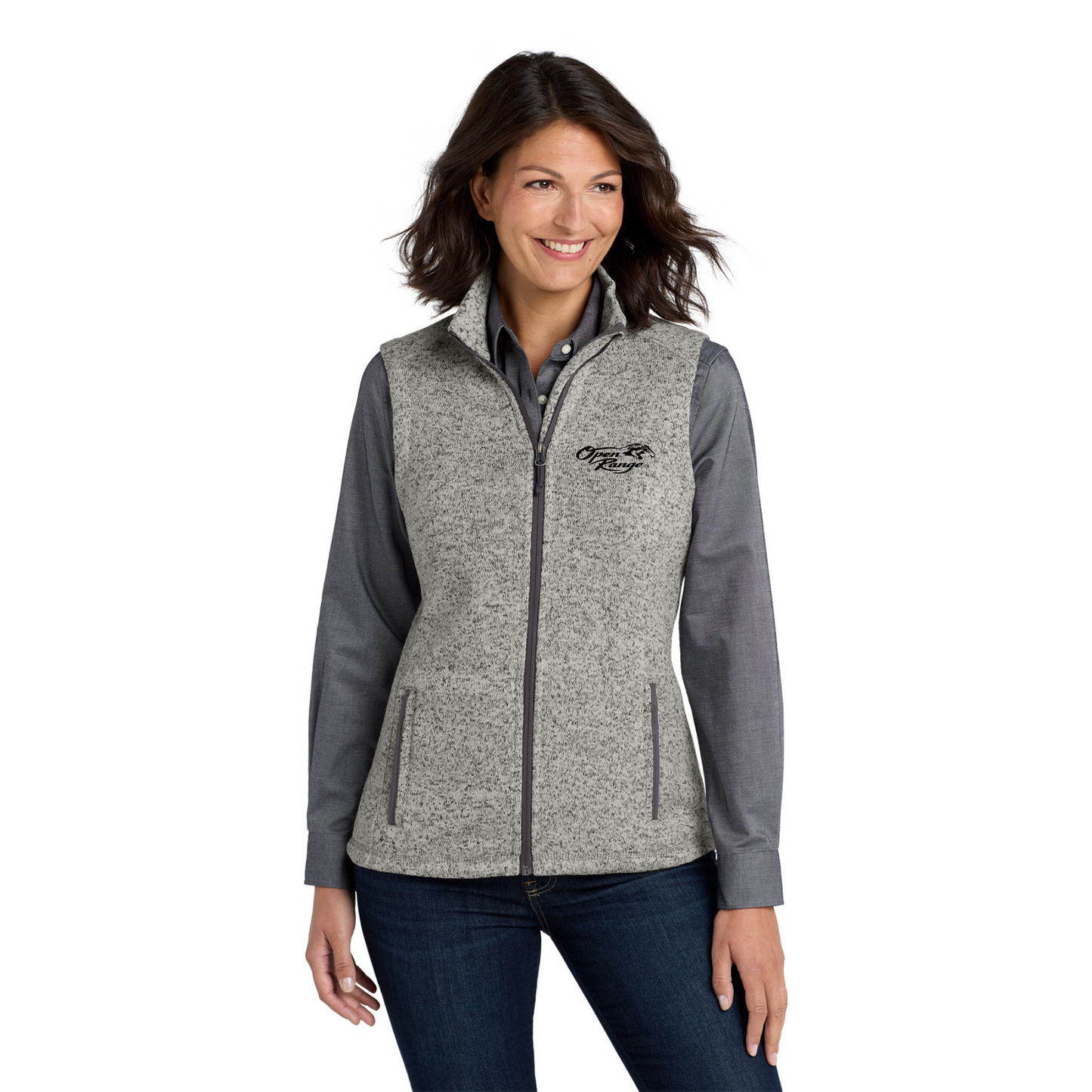 Port Authority ® Ladies Sweater Fleece Vest - L236