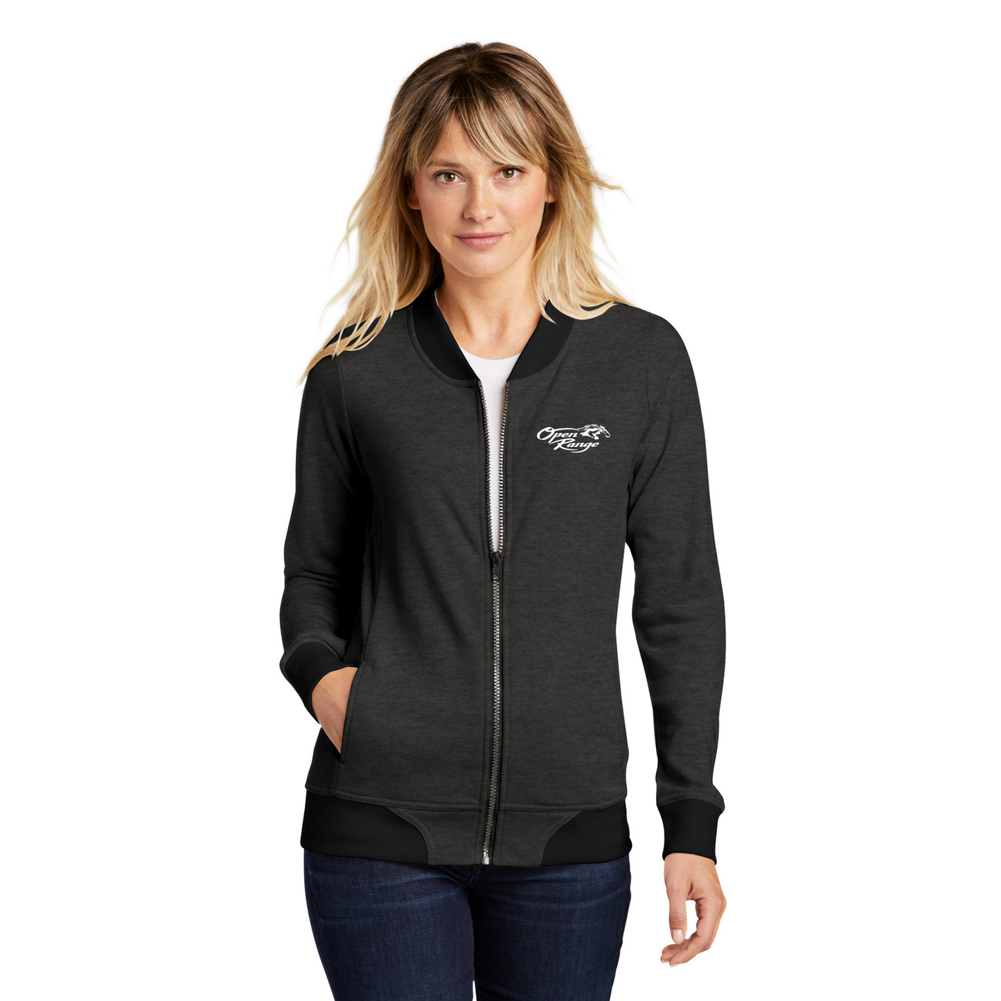 Sport-Tek® Ladies Lightweight French Terry Bomber - LST274
