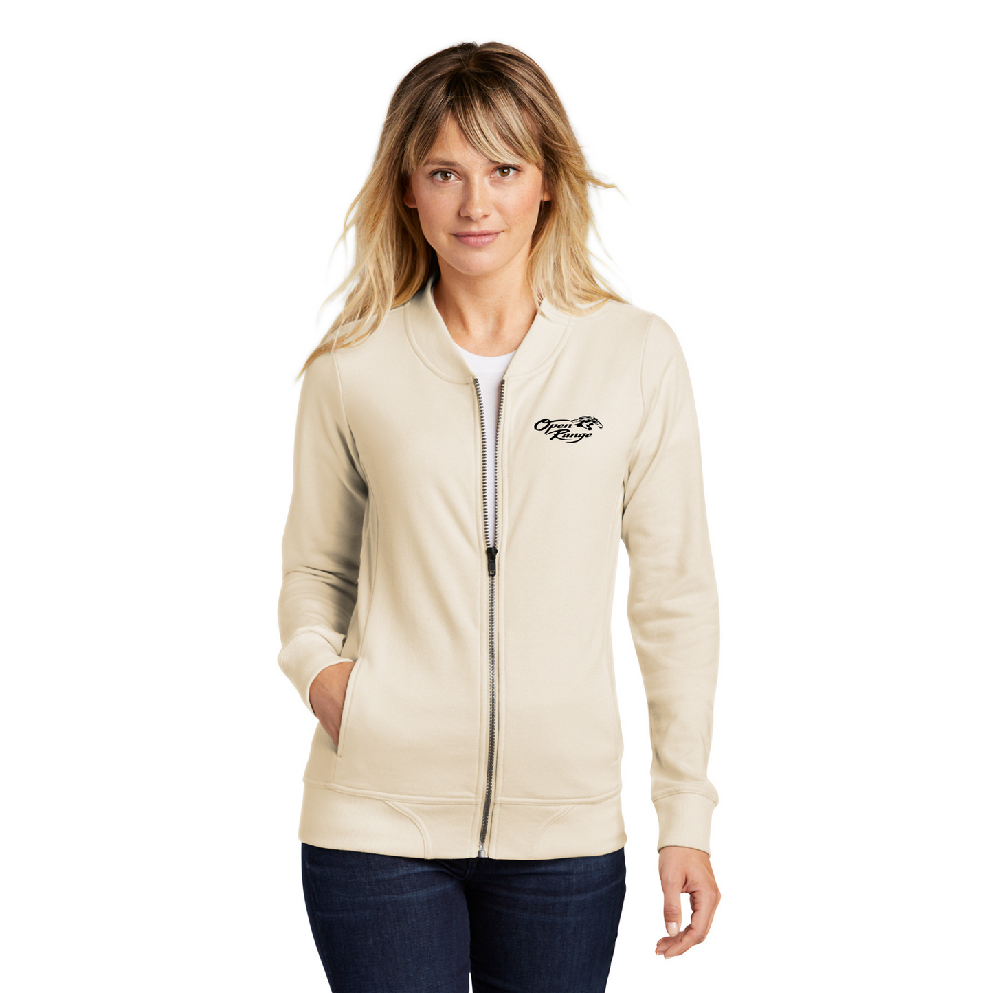 Sport-Tek® Ladies Lightweight French Terry Bomber - LST274