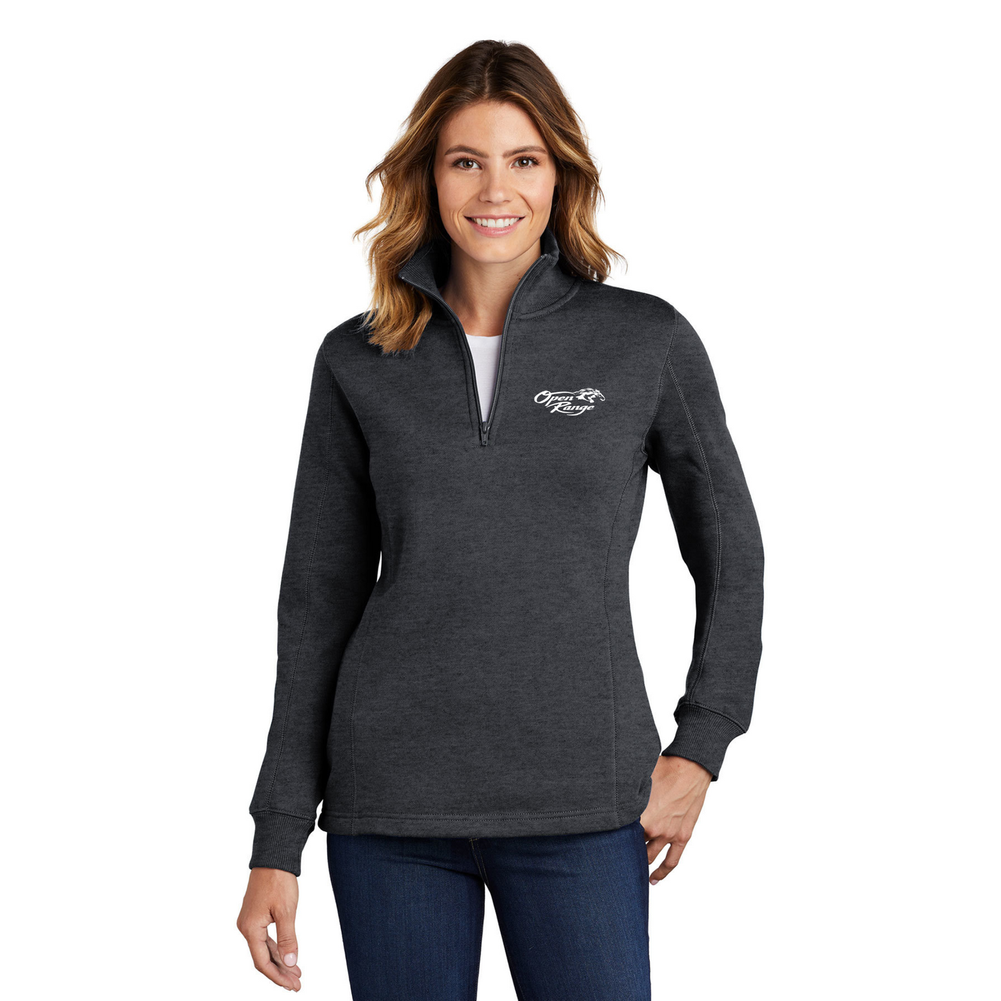 Sport-Tek® Ladies 1/4-Zip Sweatshirt - LST253