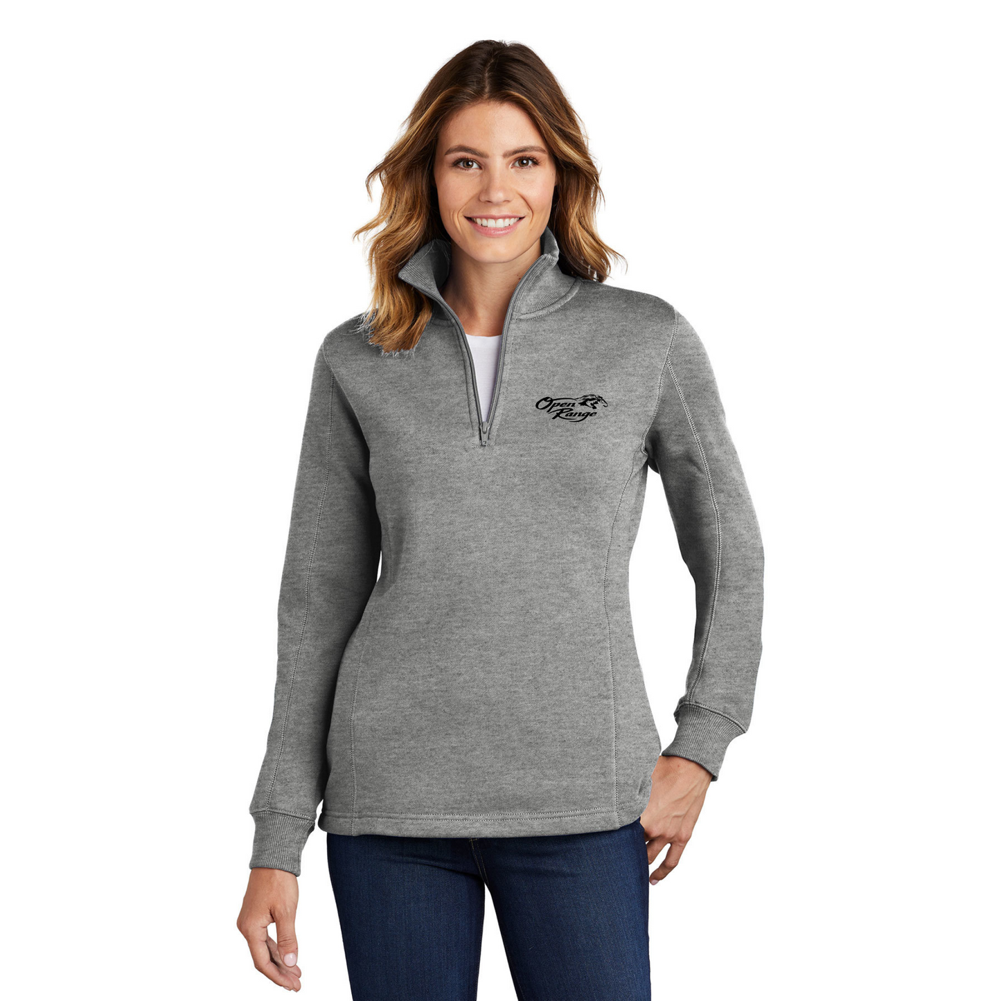 Sport-Tek® Ladies 1/4-Zip Sweatshirt - LST253