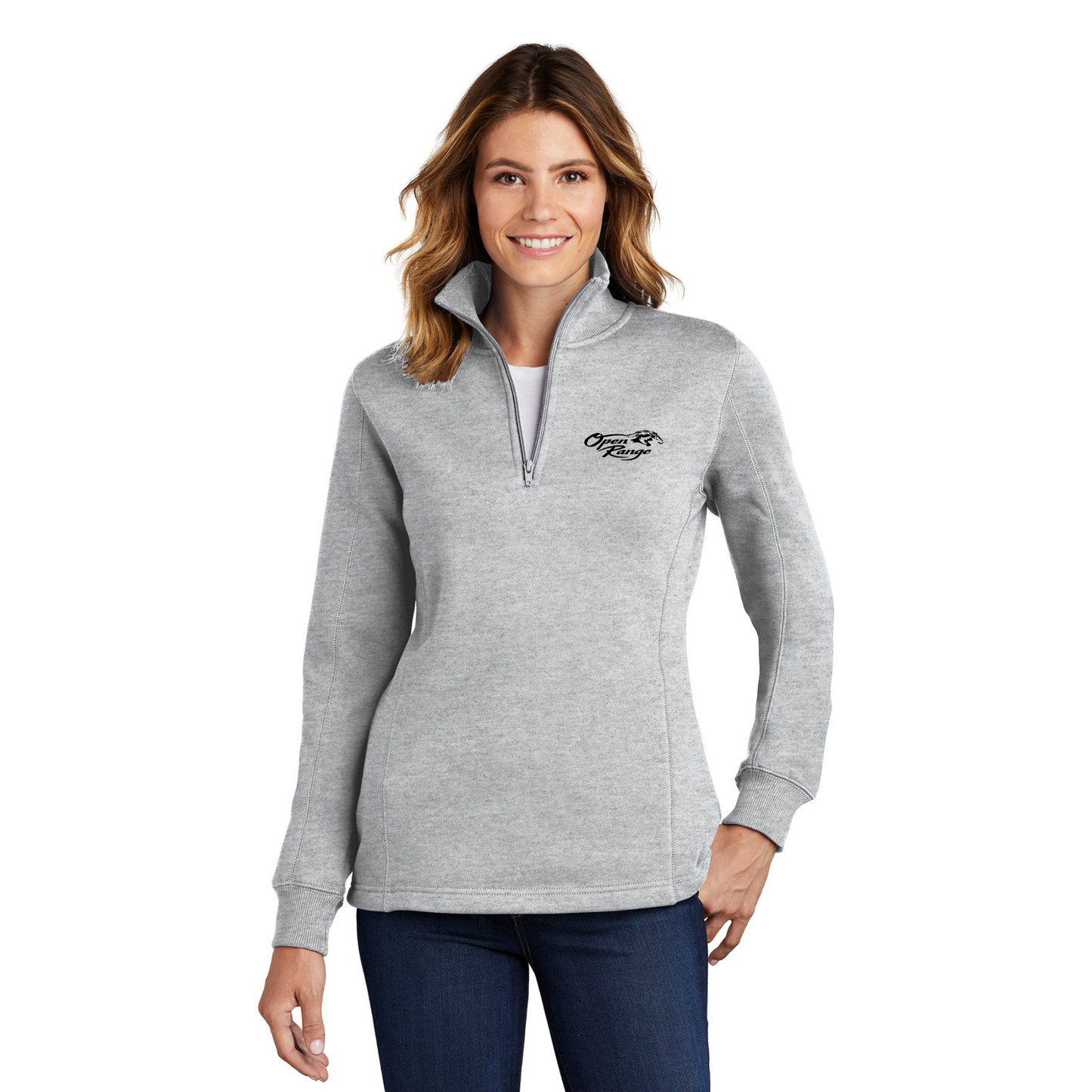 Sport-Tek® Ladies 1/4-Zip Sweatshirt - LST253