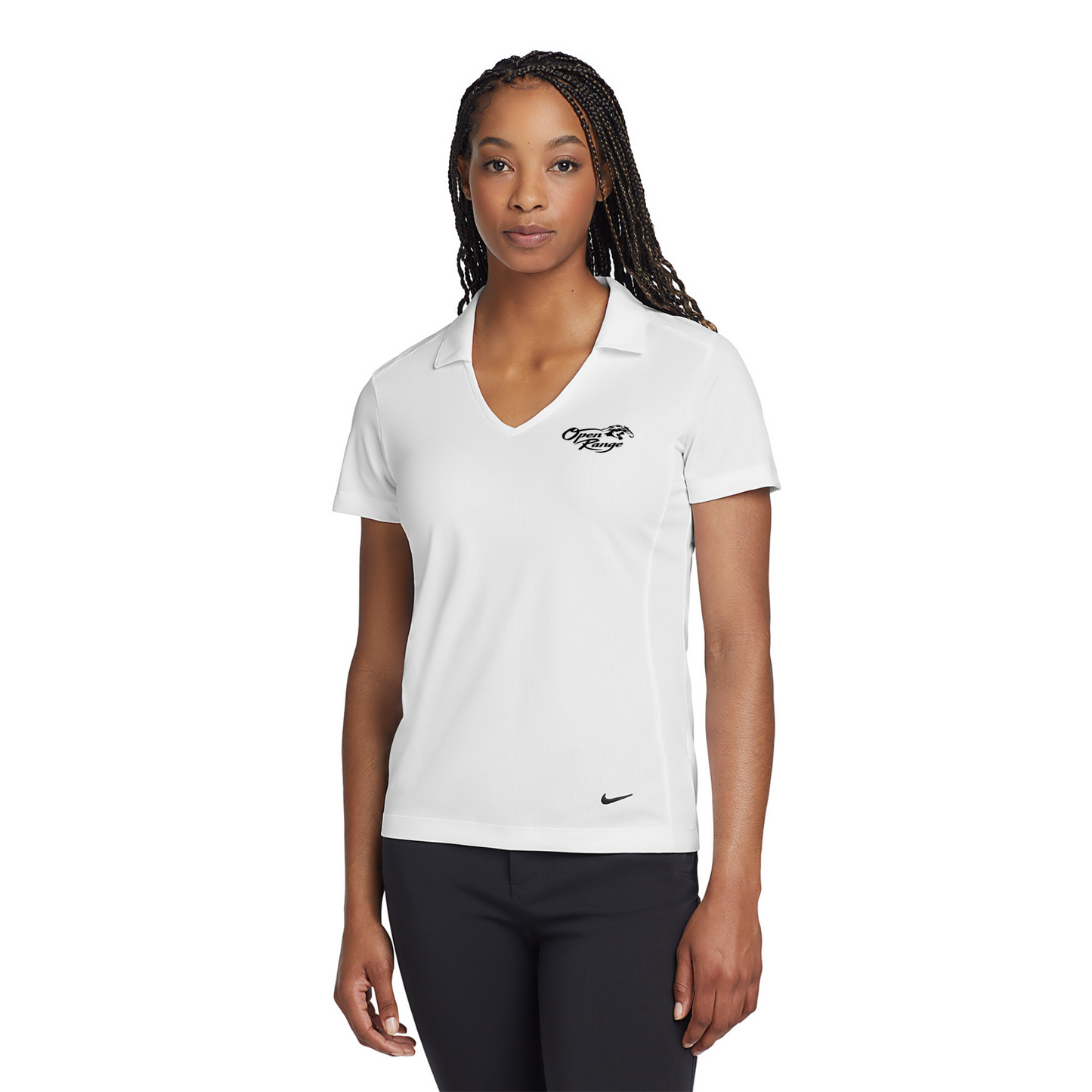 Nike Golf Ladies Dri-Fit Vertical Mesh Polo - 637165