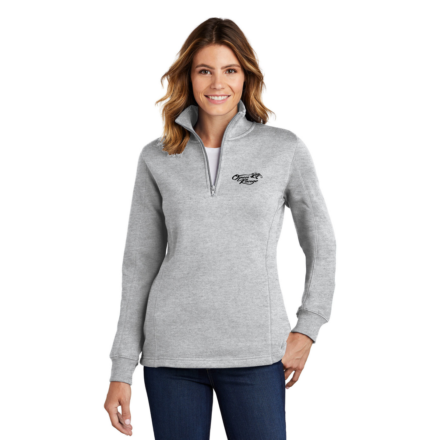 Sport-tek Ladies 1/4 Zip Sweatshirt - LST253