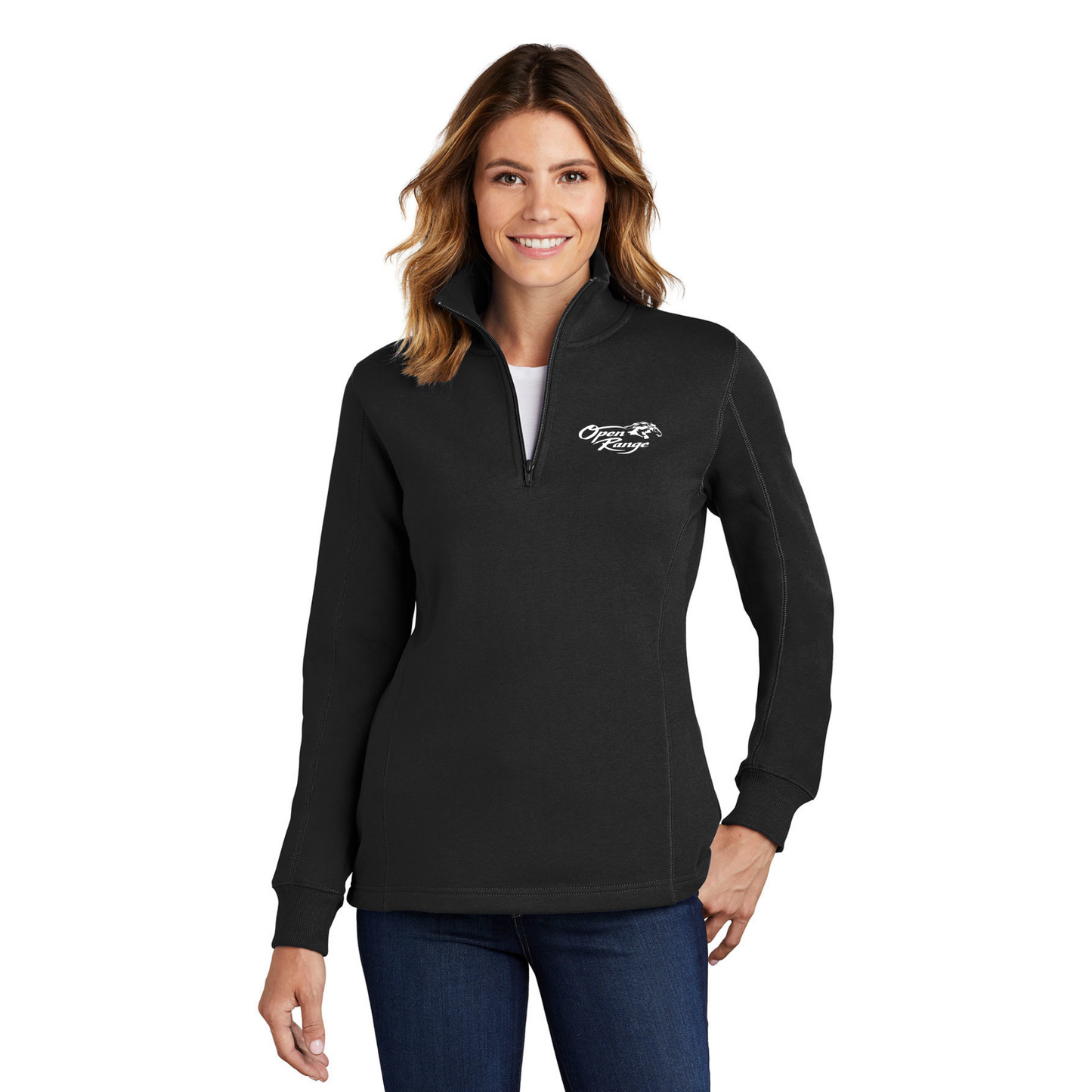 Sport-tek Ladies 1/4 Zip Sweatshirt - LST253