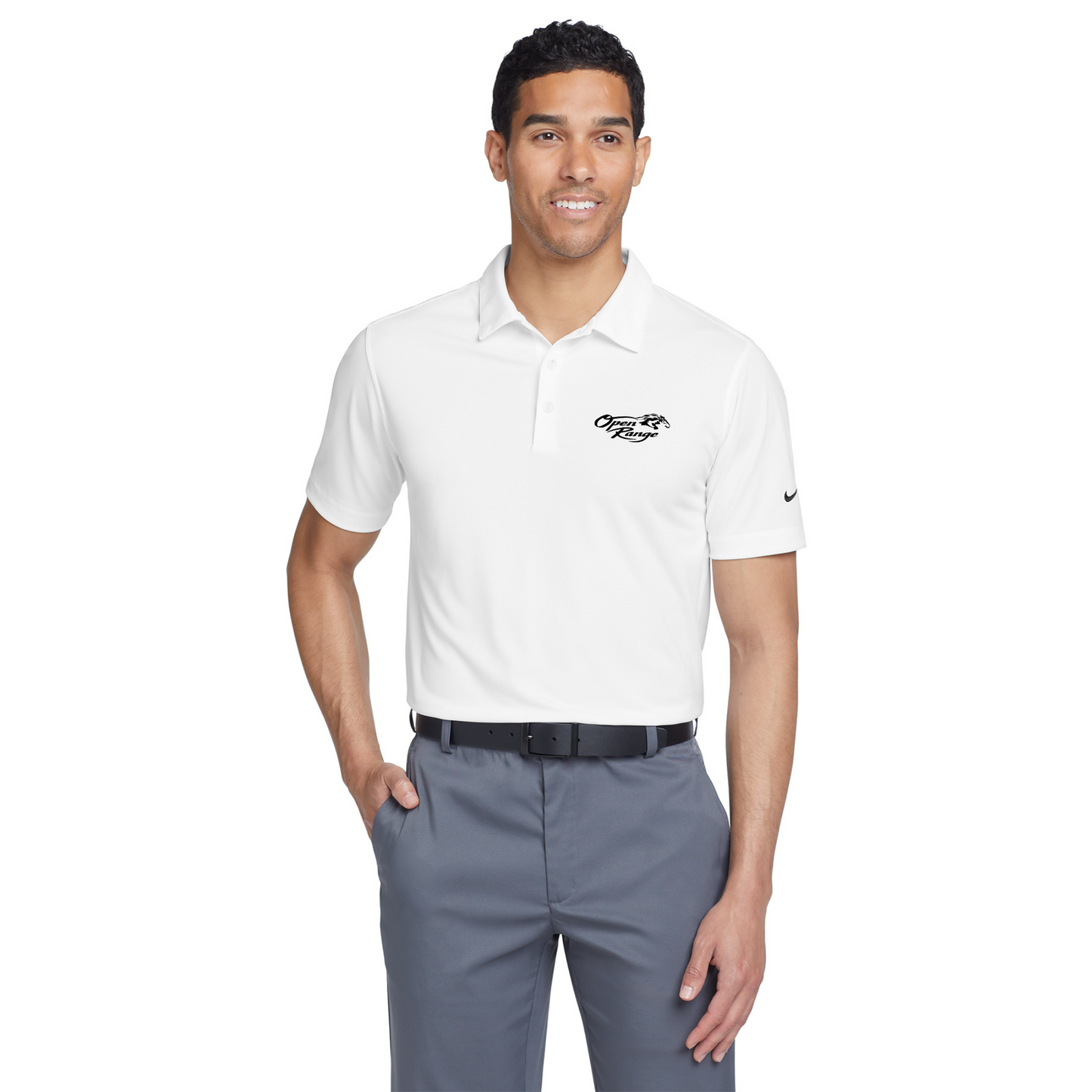 Nike Adult Dri-Fit Vertical Mesh Polo - 637167