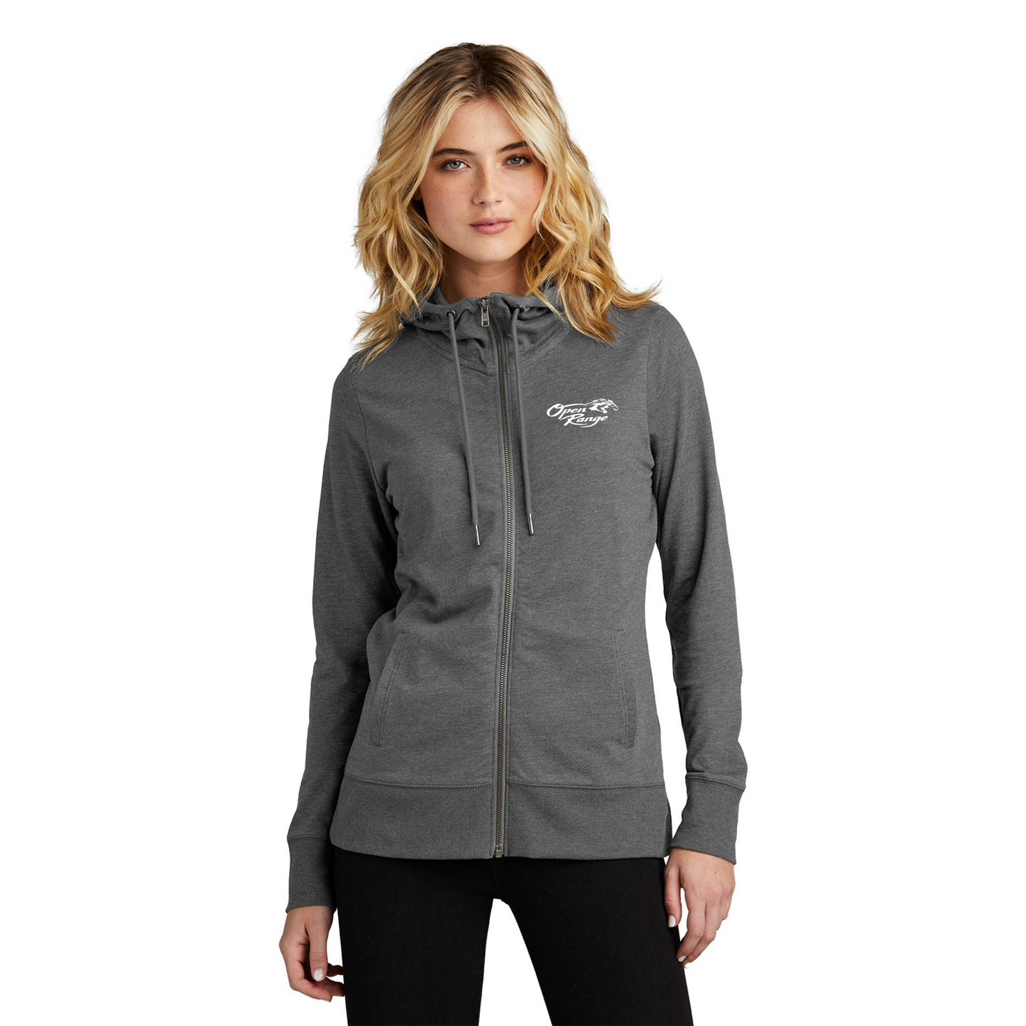 District® Women’s Featherweight French Terry™ Full-Zip Hoodie - DT673
