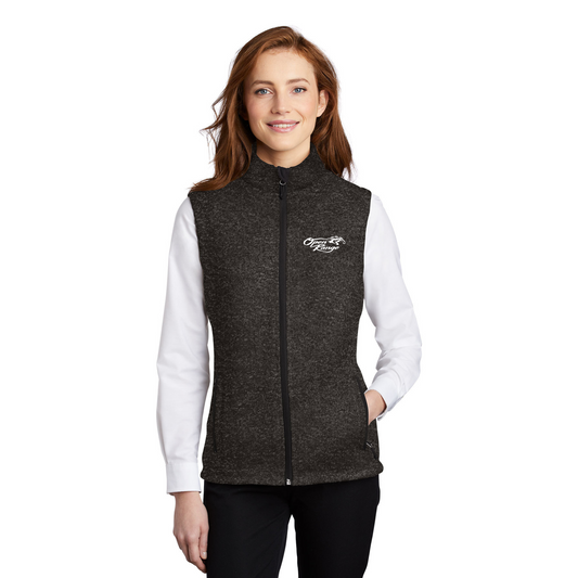 Port Authority ® Ladies Sweater Fleece Vest - L236