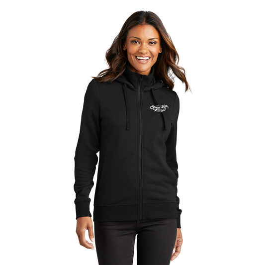 Port Authority® Ladies Smooth Fleece Hooded Jacket - L814