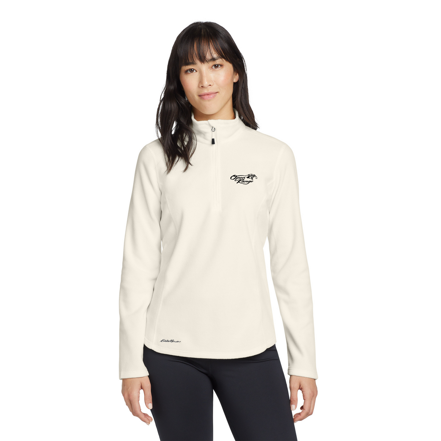 Eddie Bauer® Ladies 1/2-Zip Microfleece Jacket - EB227