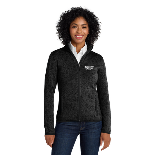 Port Authority® Ladies Sweater Fleece Jacket - L232